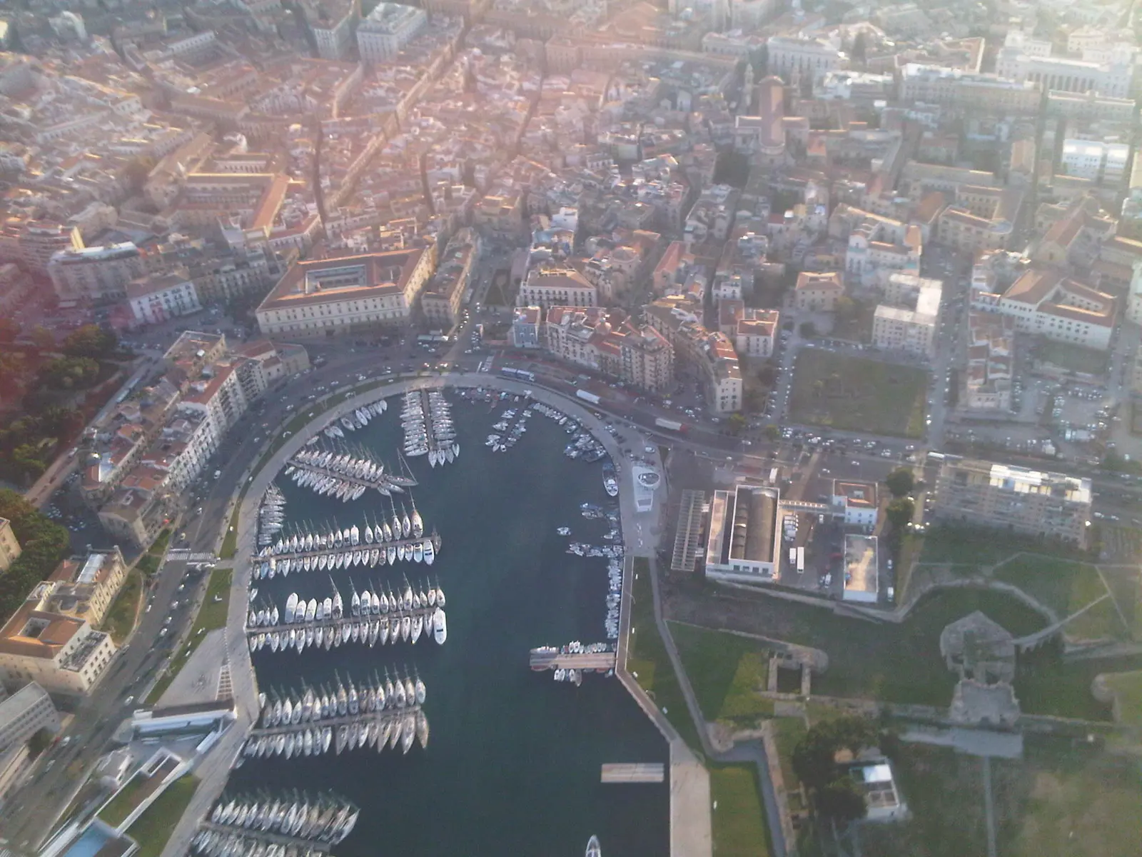 Veduta aerea di Palermo